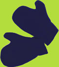 Tuff Kookooshka Navy Fleece Children's Mittens
