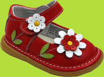 Wee Squeak Red Squeaky Daisy Mary Jane 