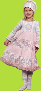 Za Za Couture Winter Floral Cinderella Dress