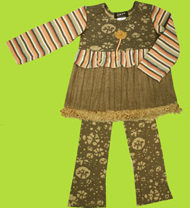 ZaZa Couture Boston Fuzzy Pant Set