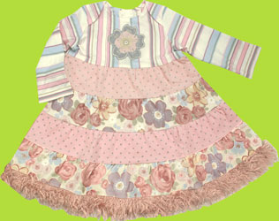 Za Za Couture Winter Floral Cinderella Dress