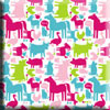 Zutano Fuchsia Farmyard print