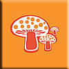 Zutano Toadstool Print