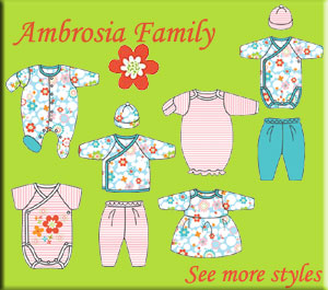 Zutano Newborn Clothing - Ambrosia Print