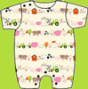 Zutano Little Farm Organic Bodysuit 