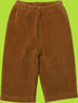 Zutano Chocolate Cotton Sherpa Pant