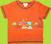 Zutano Toddler Mandaring Golden Gate Short Sleeve Screen Tee