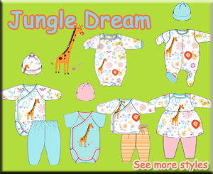 Zutano Jungle Dream Newborn Clothing