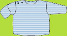 Zutano Chambray Candy Stripe Long Sleeve T-shirt