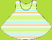 Zutano Celery Multi Stripe Swing Top