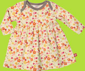 Zutano Newborn Meadow Marsh Organic Dress