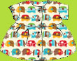 Zutano Elephant Parade Short Sleeve Dress
