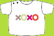 Zutano Checker Box "Hugs and Kisses" Short Sleeve T-shirt