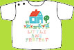 Zutano Dainty Little House (Little and Perfect) Short Sleeve T-shirt