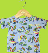 i-play Green Sprouts Organic Bamboo Shirt Surfboards